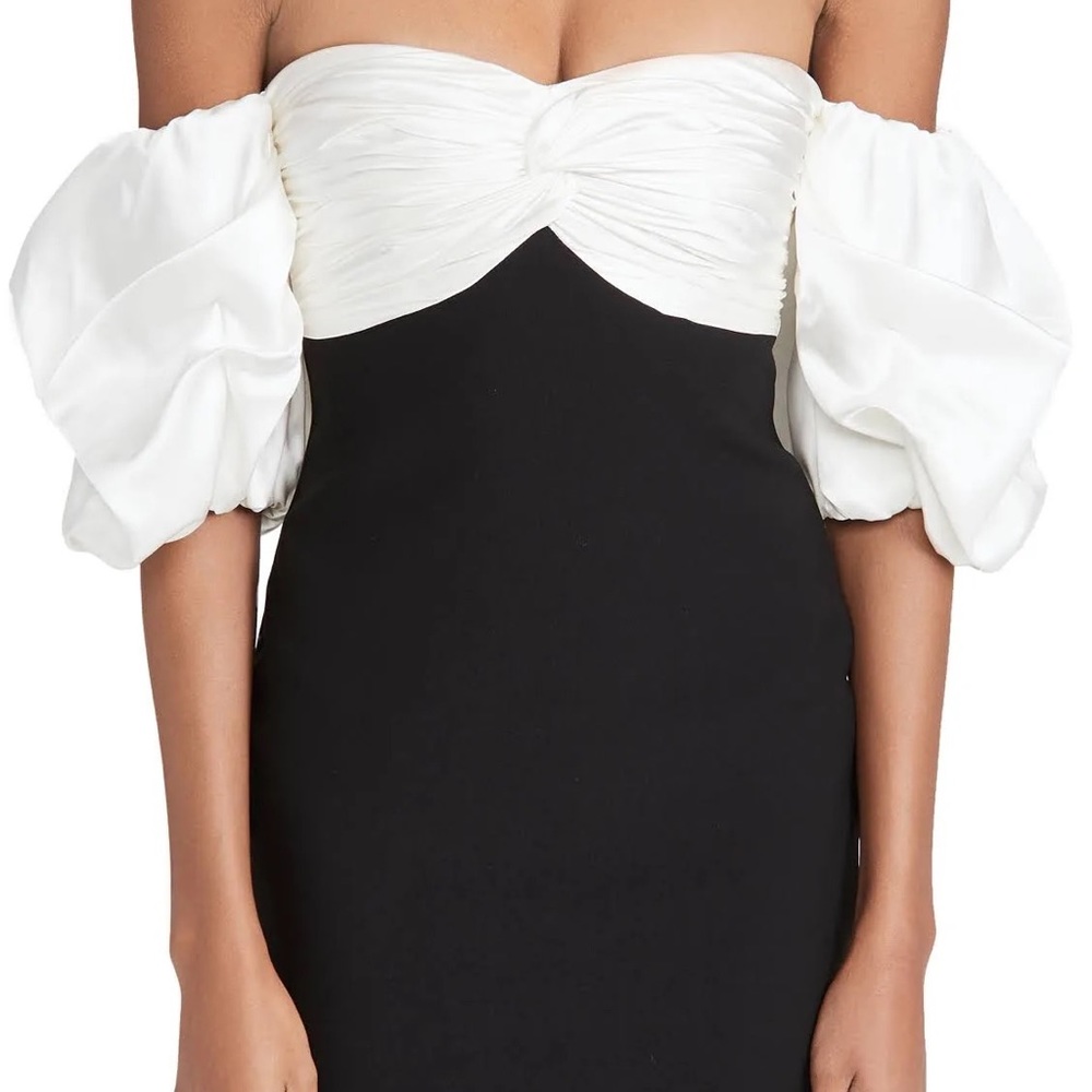 Cinq a Sept Teagan Dress in Black and White
